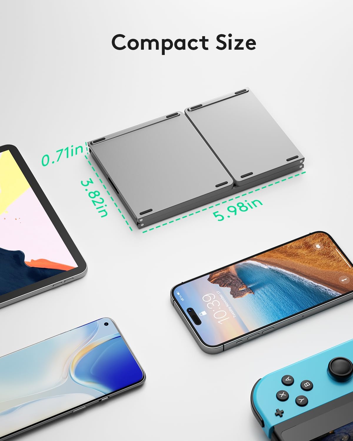 Foldable Touch Keyboard | لوحة مفاتيح قابلة للطي