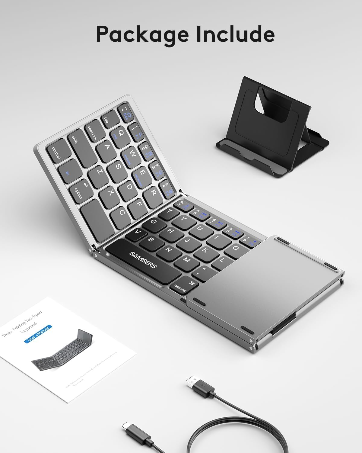Foldable Touch Keyboard | لوحة مفاتيح قابلة للطي
