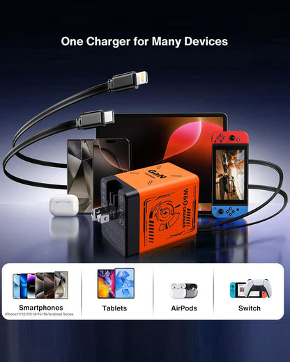 Retractable Fast Charger | شاحن سريع قابل للسحب