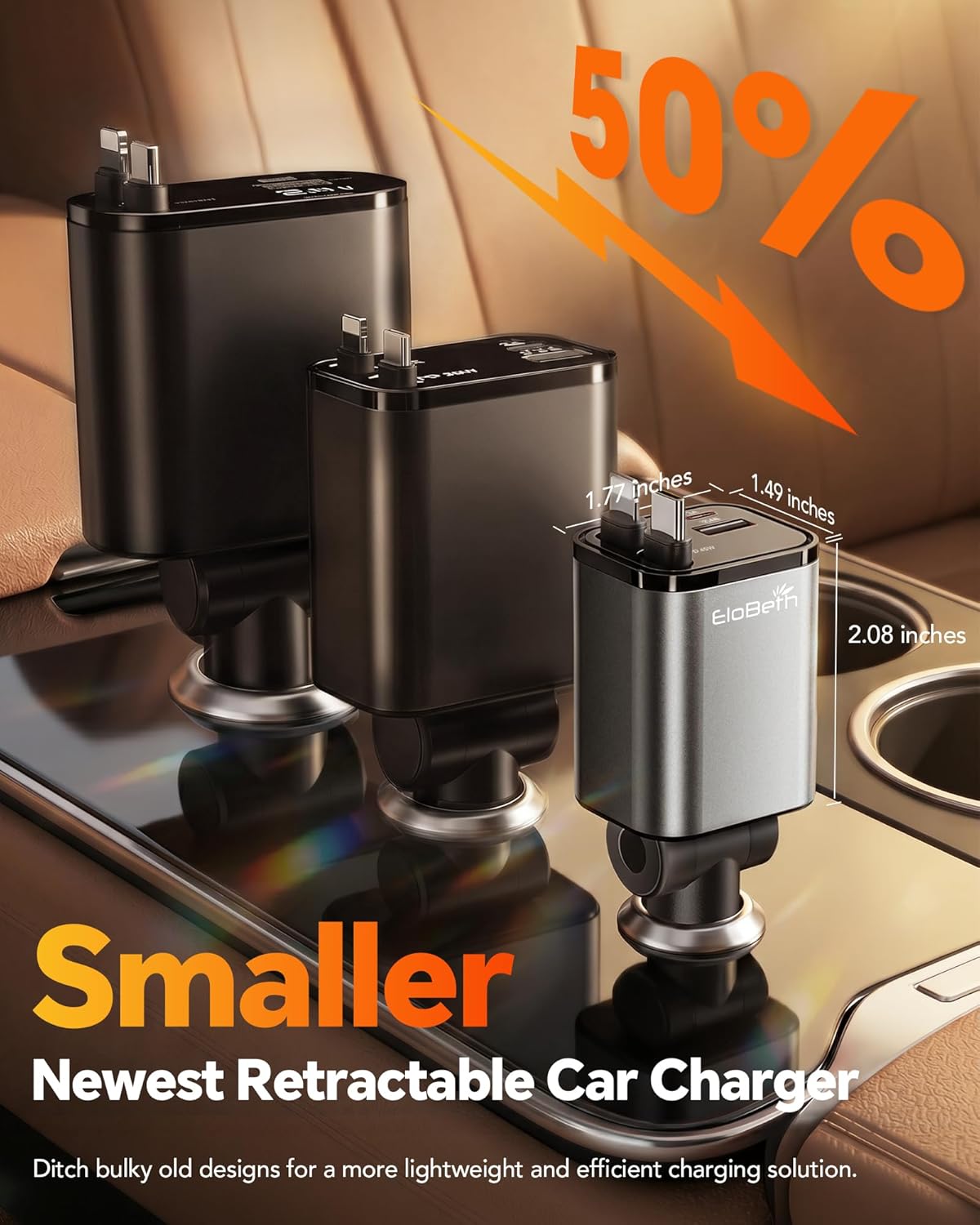 Retractable Fast Charger | كابل شحن سريع قابل للسحب