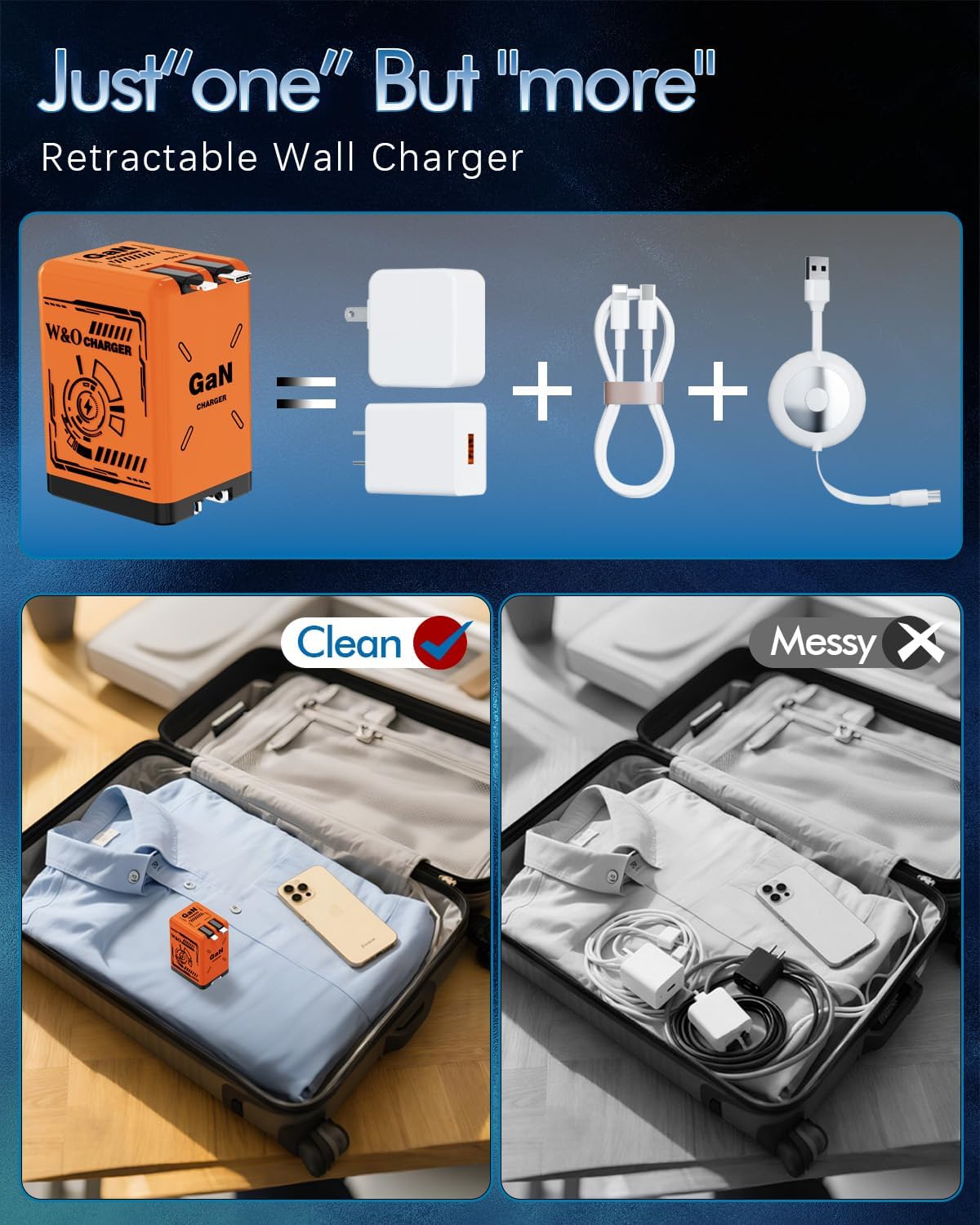 Retractable Fast Charger | شاحن سريع قابل للسحب