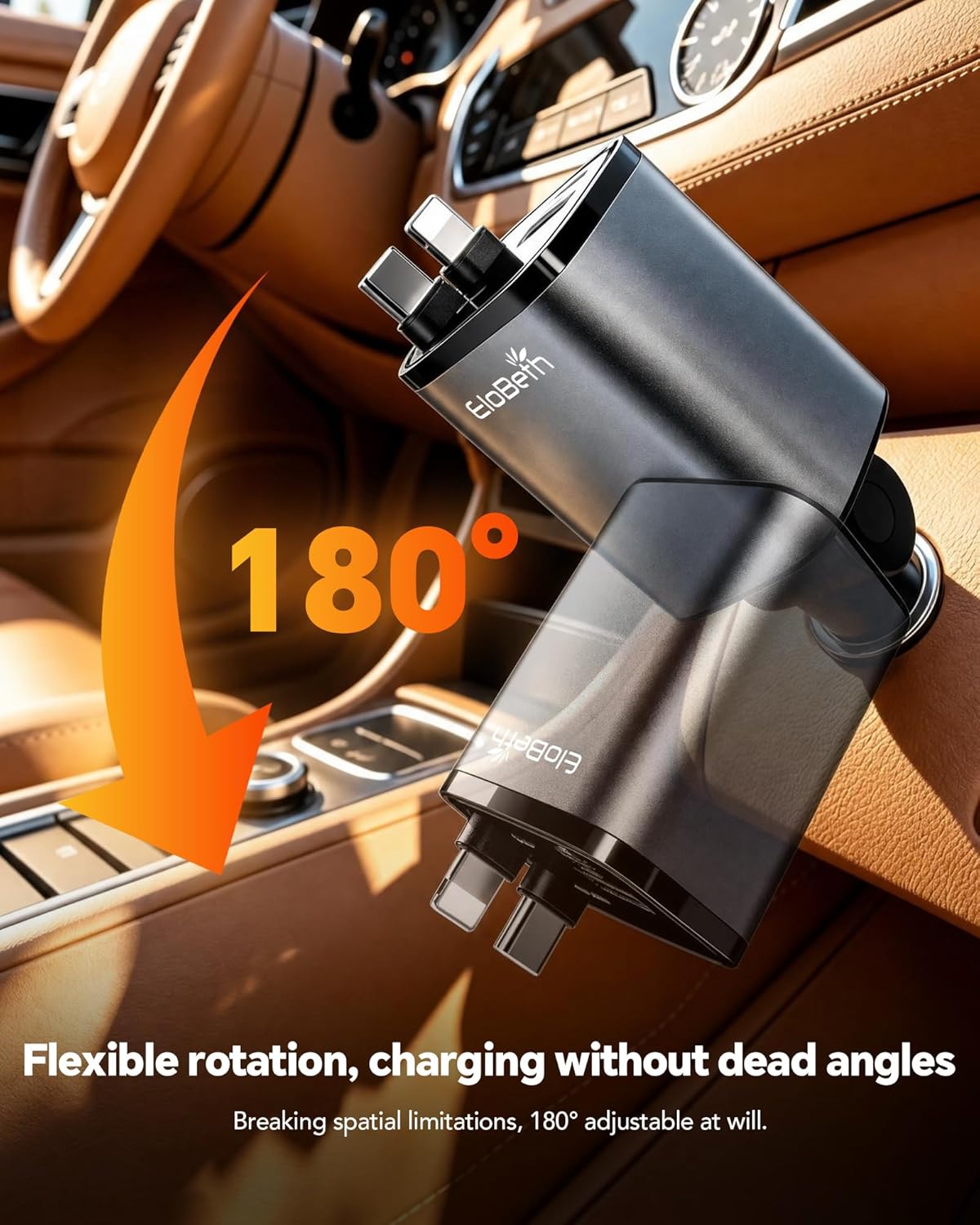 Retractable Fast Charger | كابل شحن سريع قابل للسحب