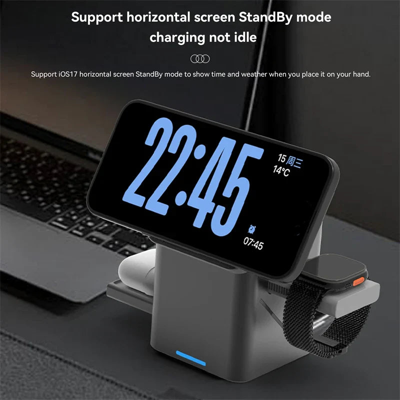 3 In 1 Charging Stand | شاحن لاسلكي 3 في 1