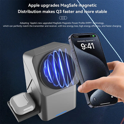 3 In 1 Charging Stand | شاحن لاسلكي 3 في 1
